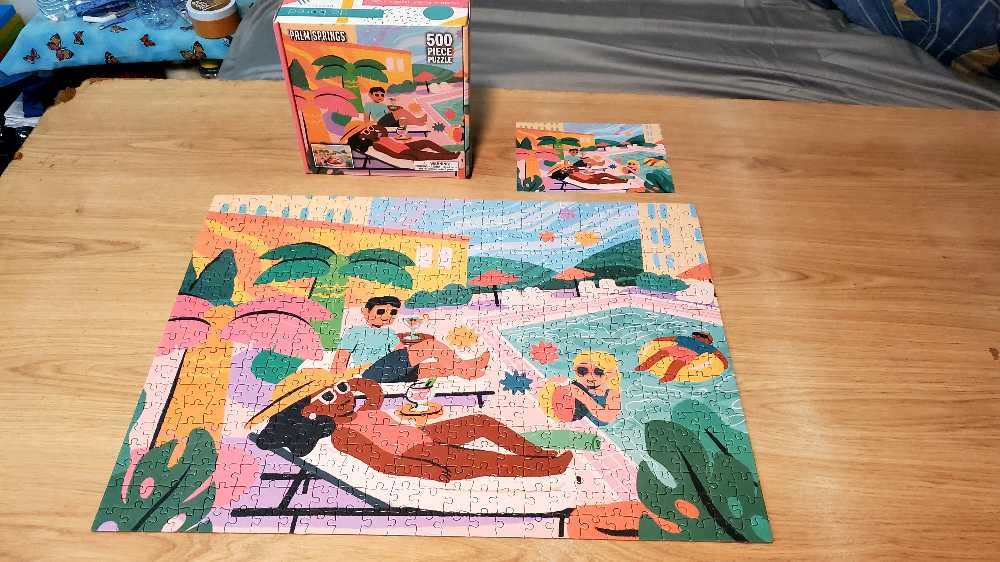 Palm Springs - Donated - de bored puzzle collectible [Barcode 810015928479] - Main Image 4