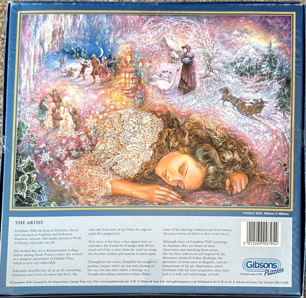Winter Dreaming - Gibsons puzzle collectible [Barcode 5012269007954] - Main Image 2