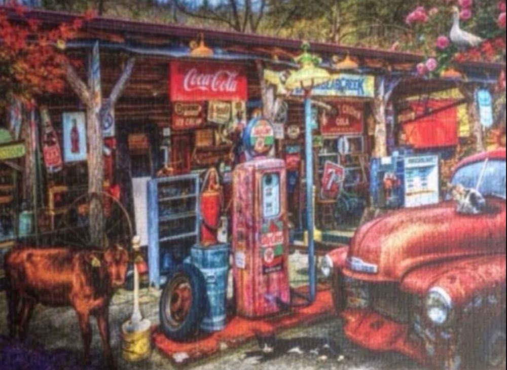 On The Back Roads In The Country - Bluebird Puzzle puzzle collectible [Barcode 3663384702099] - Main Image 3