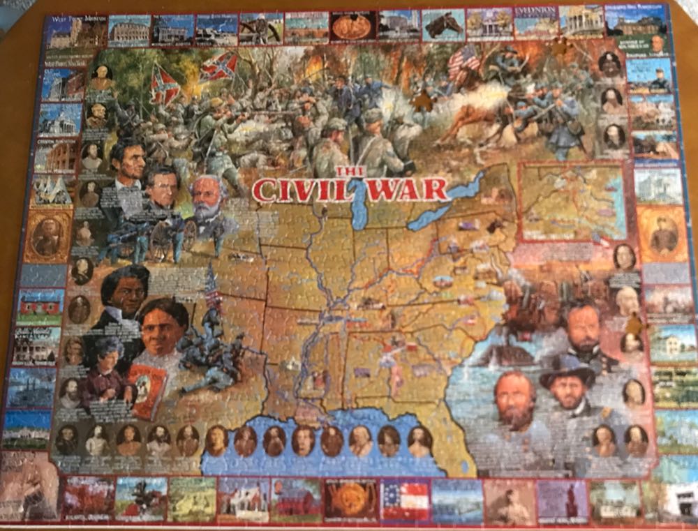 The Civil War - White Mountain puzzle collectible [Barcode 724819247097] - Main Image 2
