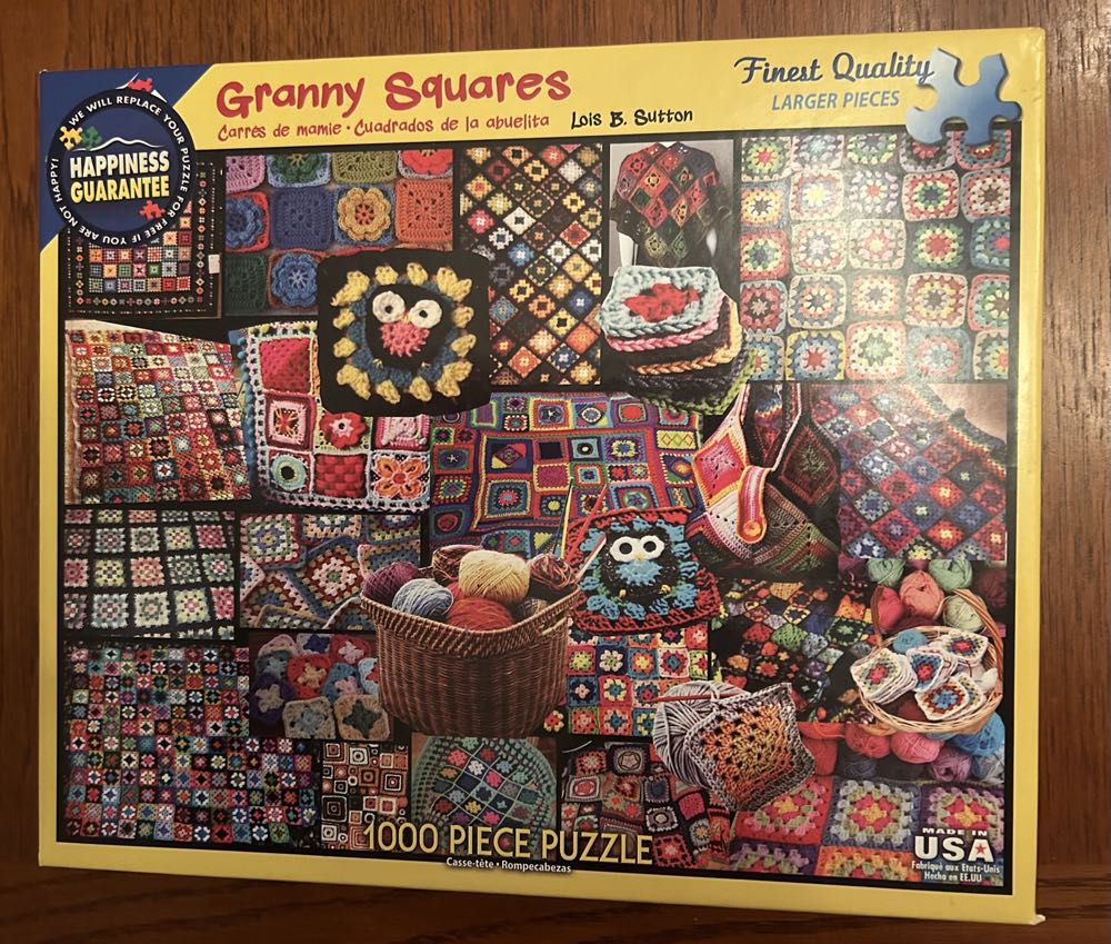 Granny Squares ✅ - White Mountain puzzle collectible [Barcode 724819256594] - Main Image 3