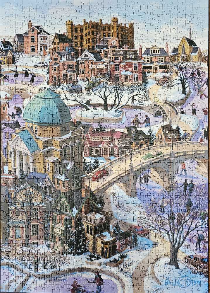 Winter On The Rideau Canal - Ravensberger puzzle collectible [Barcode 4005556192601] - Main Image 2