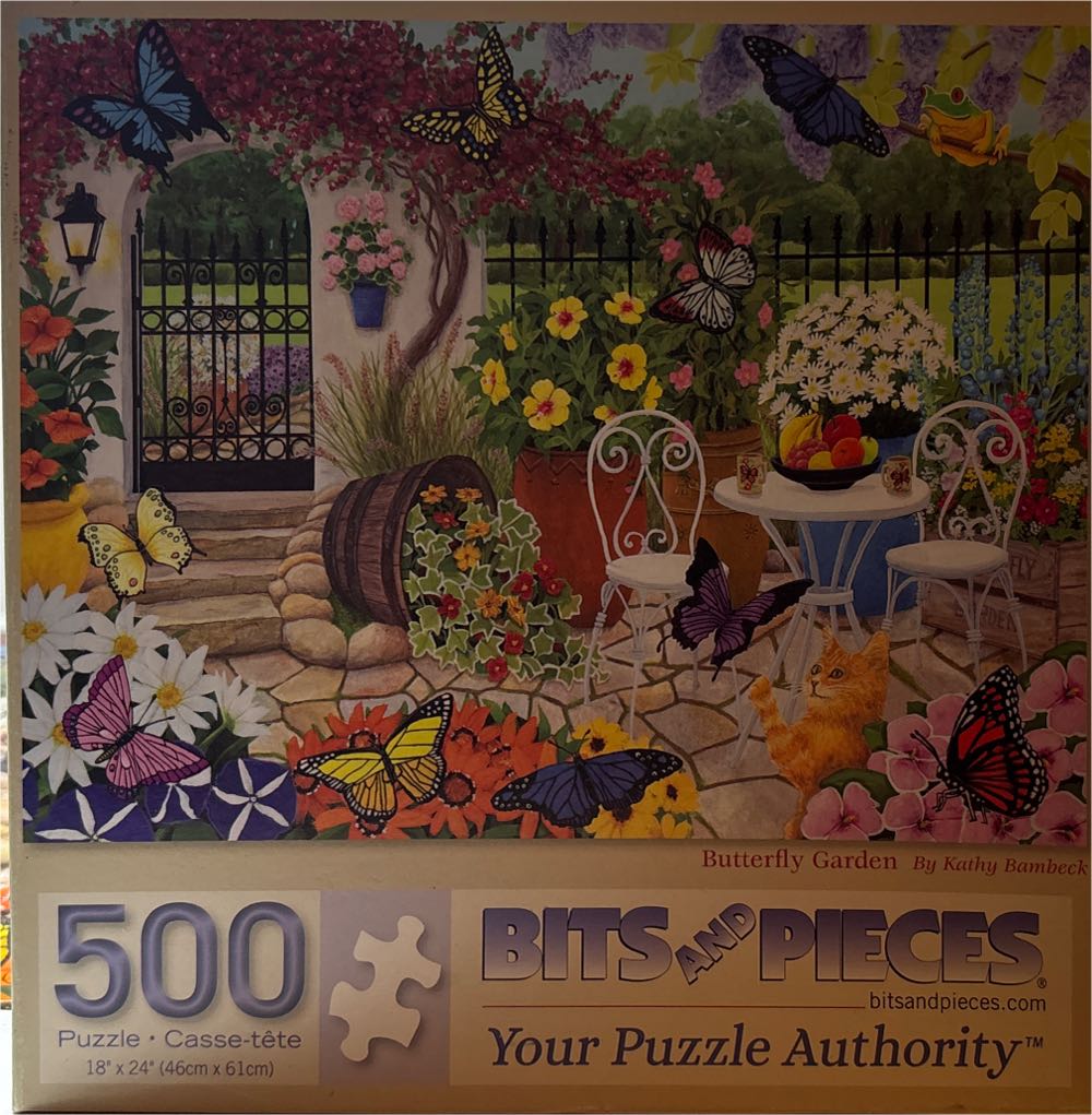 Butterfly Garden - Bits & Pieces puzzle collectible [Barcode 192949039620] - Main Image 2