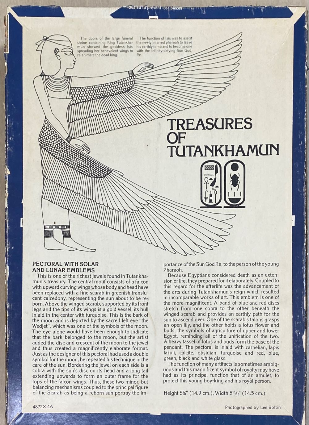 Scarab & Falcon - Milton Bradley puzzle collectible - Main Image 2