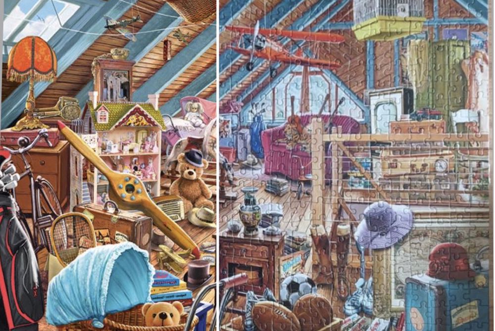 Cluttered Attic - Castorland puzzle collectible [Barcode 5904438053407] - Main Image 4