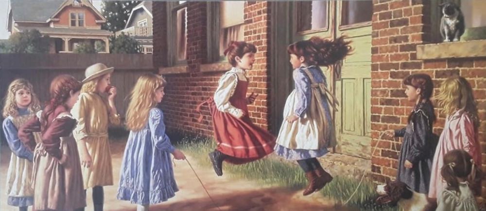 Just Before The Bell (Saskia Kopen/lenen) - Gibsons puzzle collectible [Barcode 5012269003802] - Main Image 2