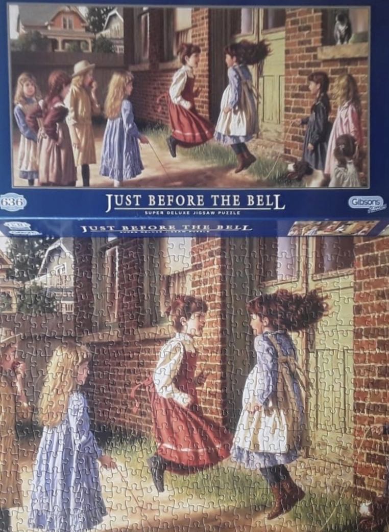 Just Before The Bell (Saskia Kopen/lenen) - Gibsons puzzle collectible [Barcode 5012269003802] - Main Image 4