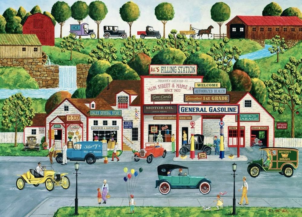 The Old Filling Station (V) Cheryl - MasterPieces puzzle collectible - Main Image 2