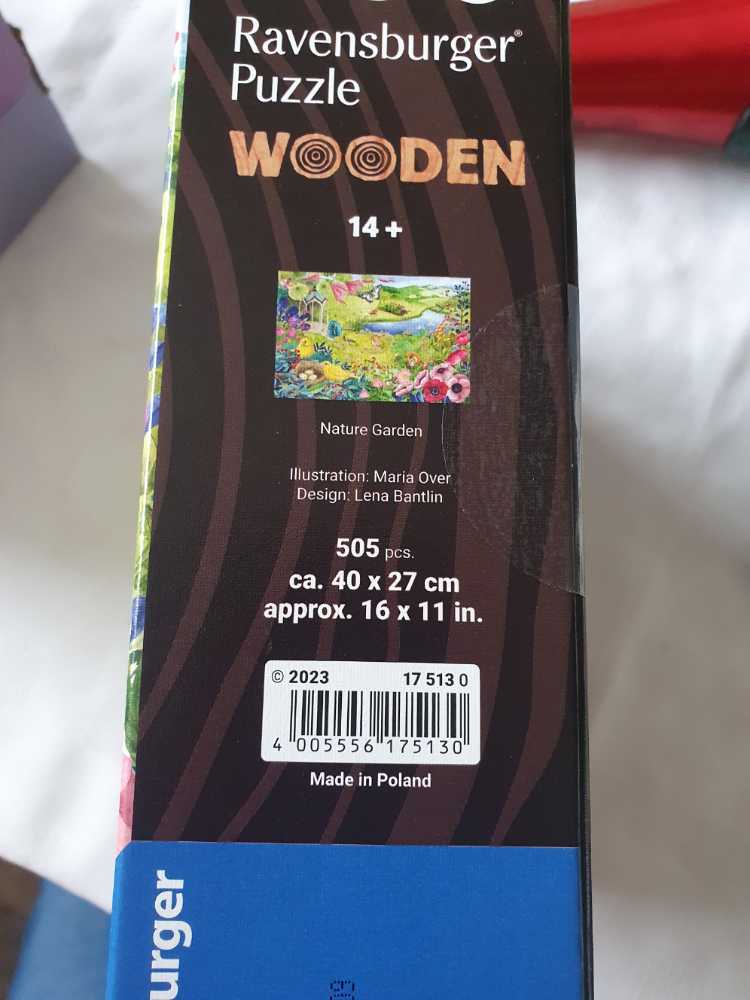 Nature Garden - Ravensburger Wooden puzzle collectible - Main Image 2