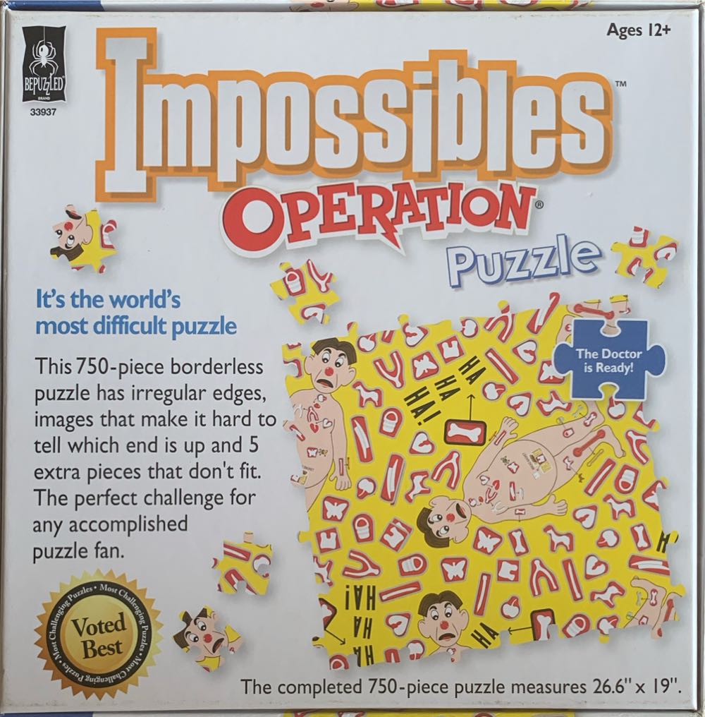 Impossibles: Operation - Bepuzzled Impossibles puzzle collectible [Barcode 023332339372] - Main Image 2