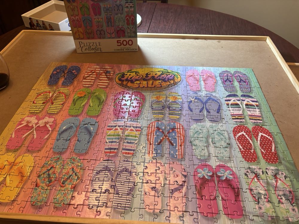 Flip Flops Sale - Roseart puzzle collectible [Barcode 4895145433037] - Main Image 2