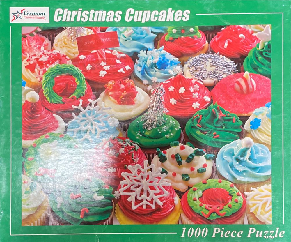 Christmas Cupcakes - Vermont Christmas Company puzzle collectible [Barcode 871241009660] - Main Image 2