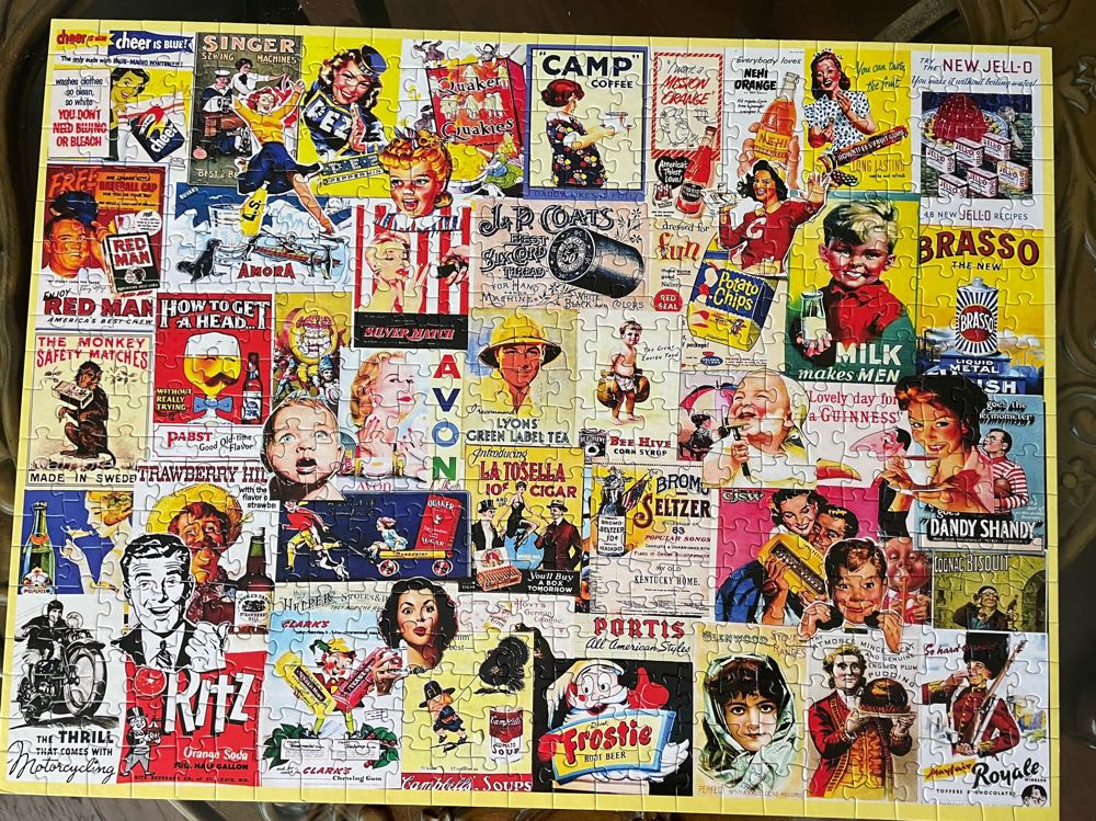 Vintage Ads-JANET - White Mountain Puzzles puzzle collectible [Barcode 724819266562] - Main Image 2