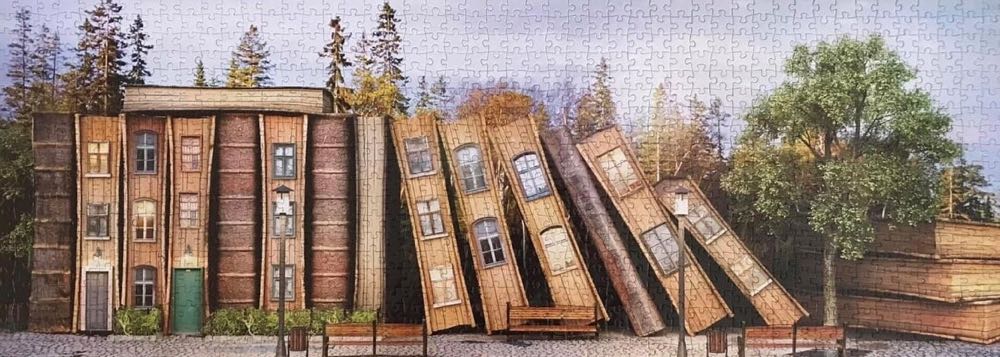 Book Streets Panorama - Nova Puzzle puzzle collectible [Barcode 8699375065343] - Main Image 3