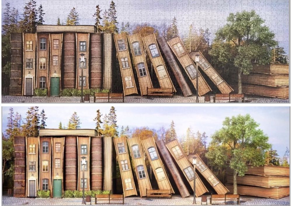 Book Streets Panorama - Nova Puzzle puzzle collectible [Barcode 8699375065343] - Main Image 4