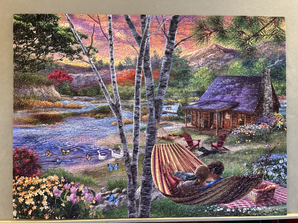Lazy Afternoon - SunsOut puzzle collectible [Barcode 796780319707] - Main Image 2