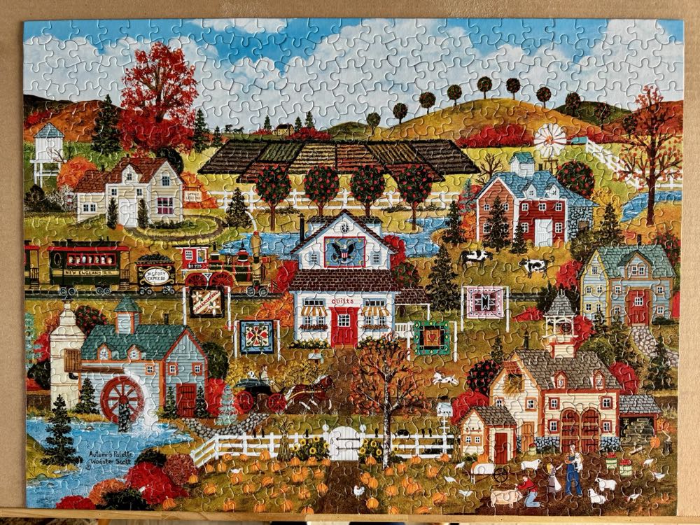 Autumn’s Palette - Nannie - Ceaco puzzle collectible - Main Image 2