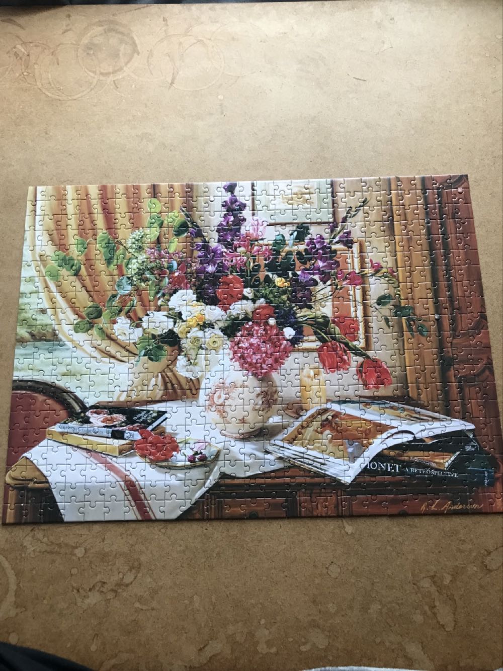 Floral Bouquet - Corner Piece puzzle collectible - Main Image 2
