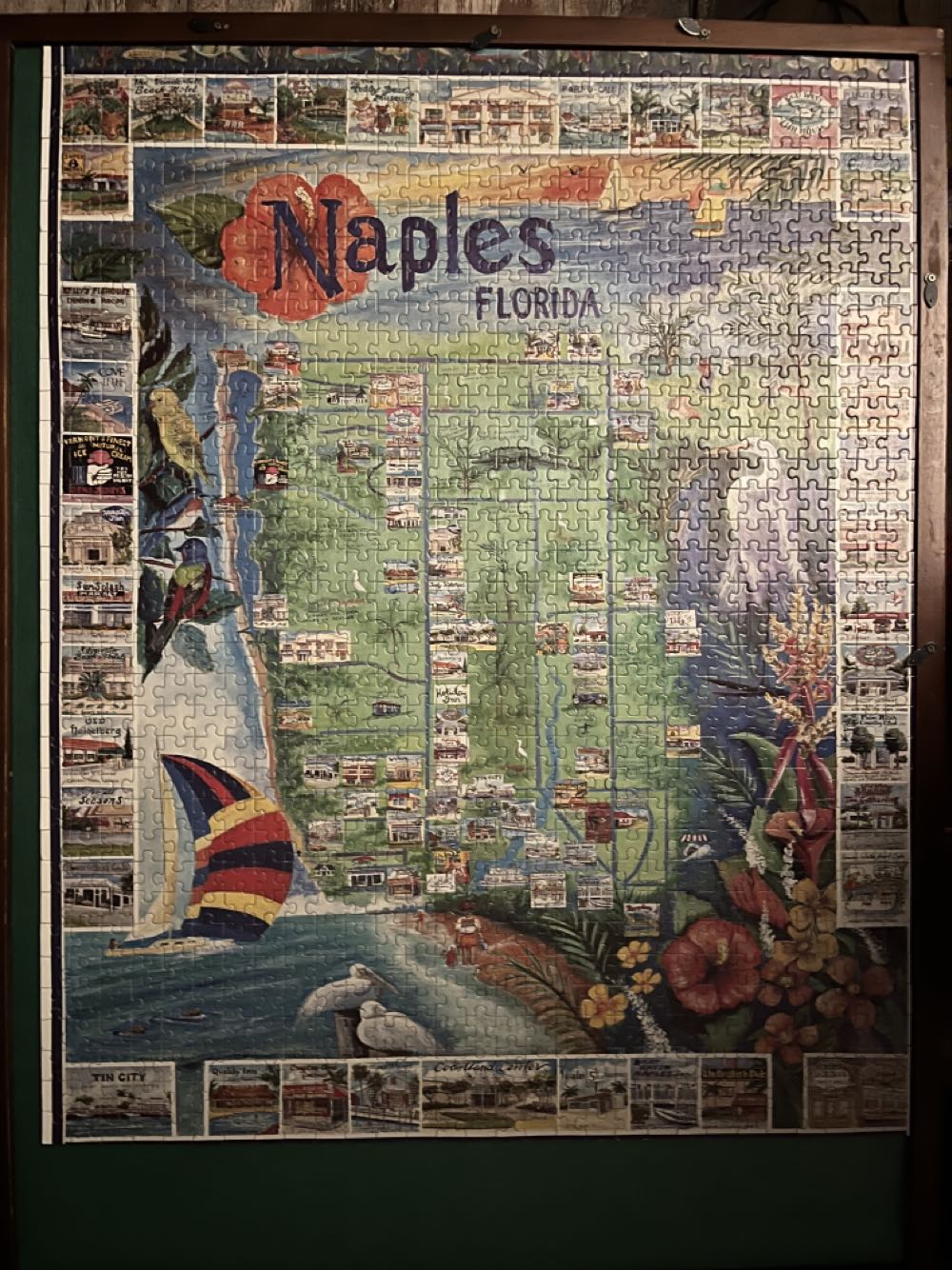 Naples, Florida - White Mountain Puzzles puzzle collectible [Barcode 724819247011] - Main Image 2