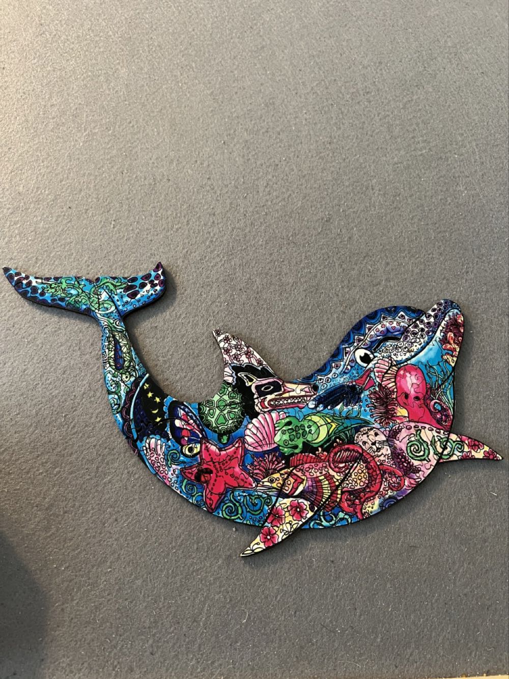 Dolphin - Wooden Puzzles puzzle collectible - Main Image 2