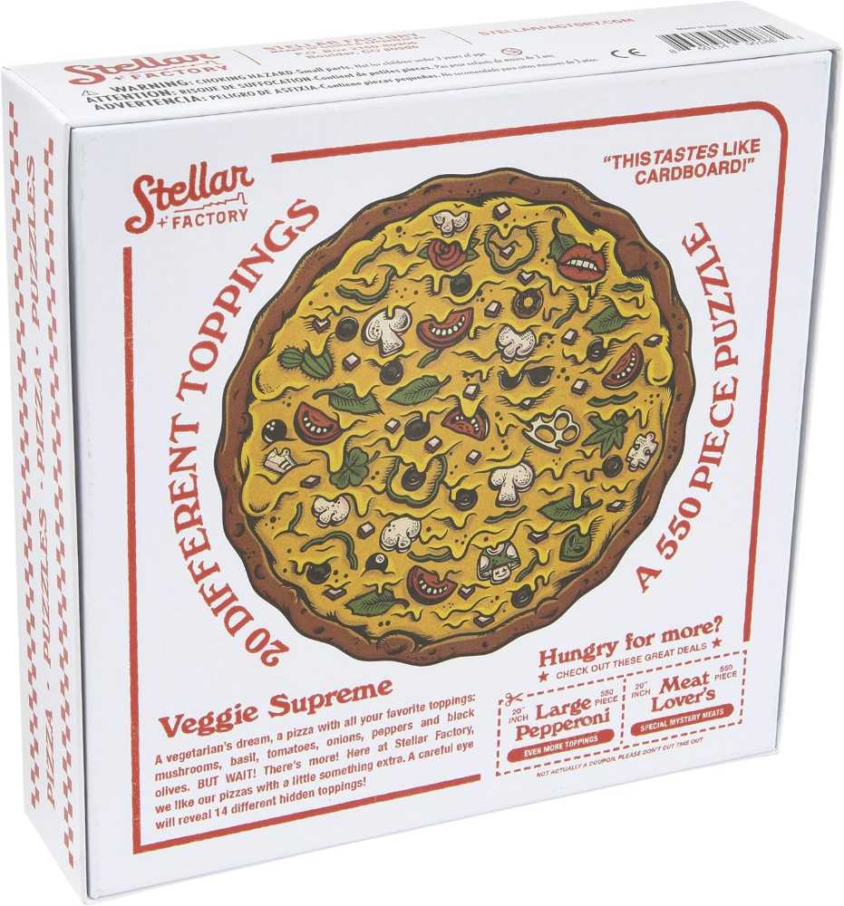 Stellar Factory Pizza: Veggie Supreme  - Stellar Factory puzzle collectible [Barcode 860134001881] - Main Image 2