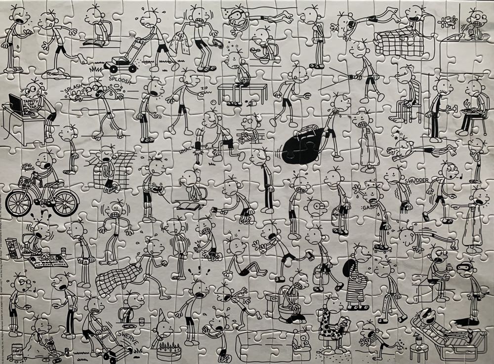 Diary Of A Wimpy Kid:  The Dog Days - Pressman Toy Corporation puzzle collectible [Barcode 021853105001] - Main Image 2