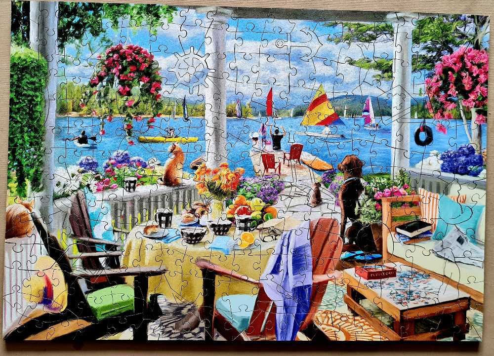 View From The Porch Wentworth - To Do - Wentworth Wooden Puzzles 🇬🇧 puzzle collectible [Barcode 6050265375744] - Main Image 2