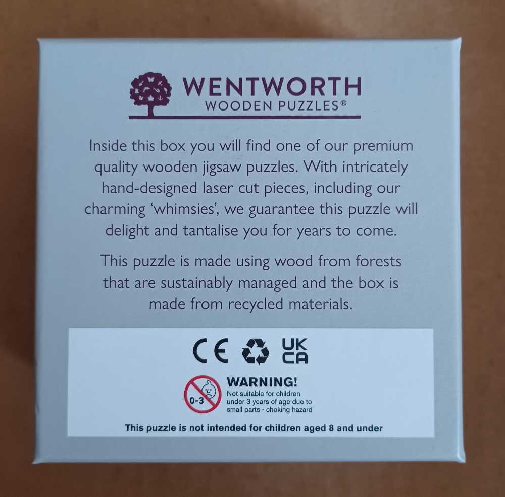 Blooming Bunny - 1031, 3/1/26 - Wentworth Wooden Jigsaw Company puzzle collectible [Barcode 6050265361587] - Main Image 2