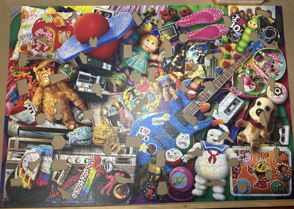 1980s Montage - Wentworth Wooden Puzzles puzzle collectible [Barcode 6050265373917] - Main Image 2