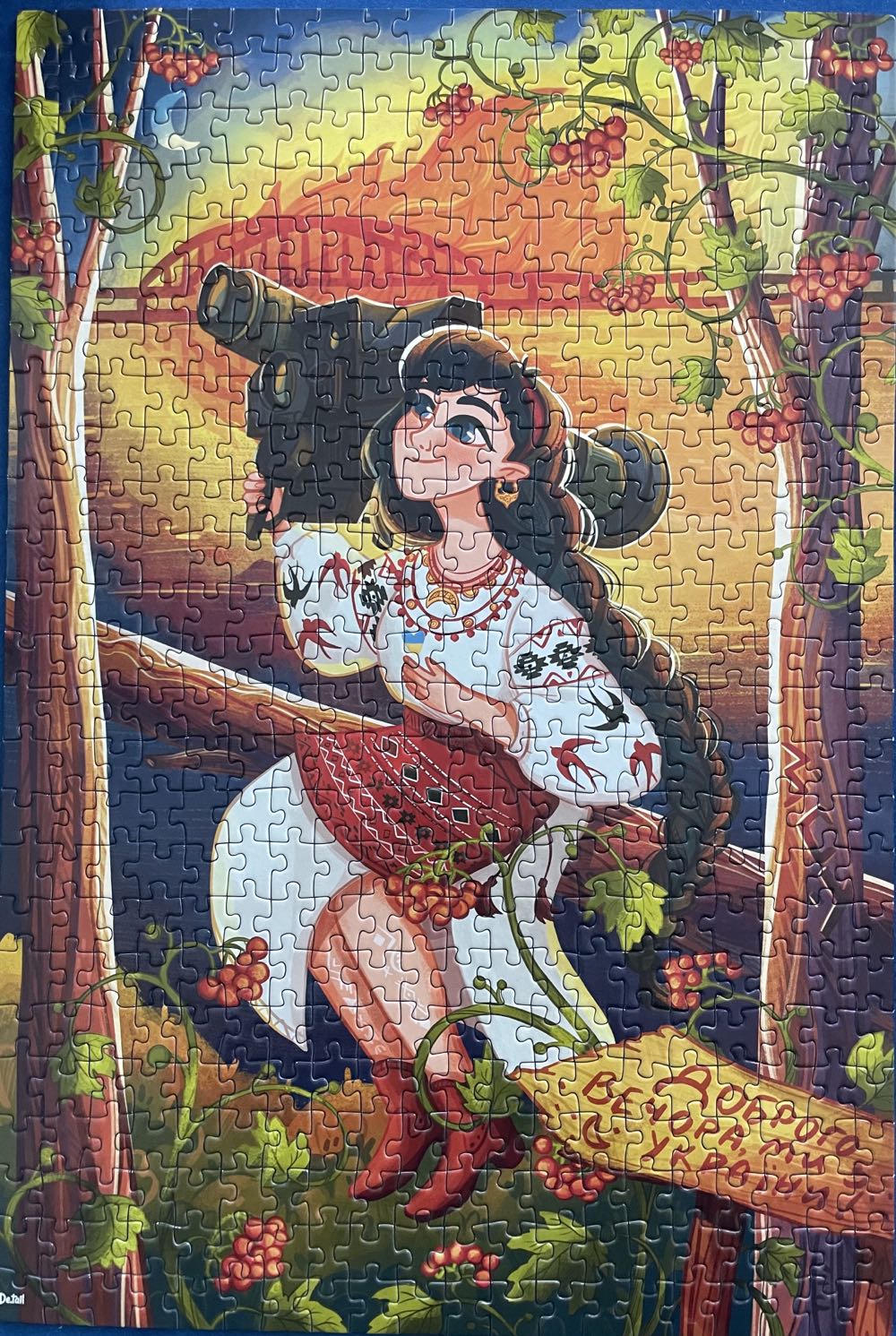 Ukrainian Girl With The Javelin - De.tail puzzle collectible - Main Image 2