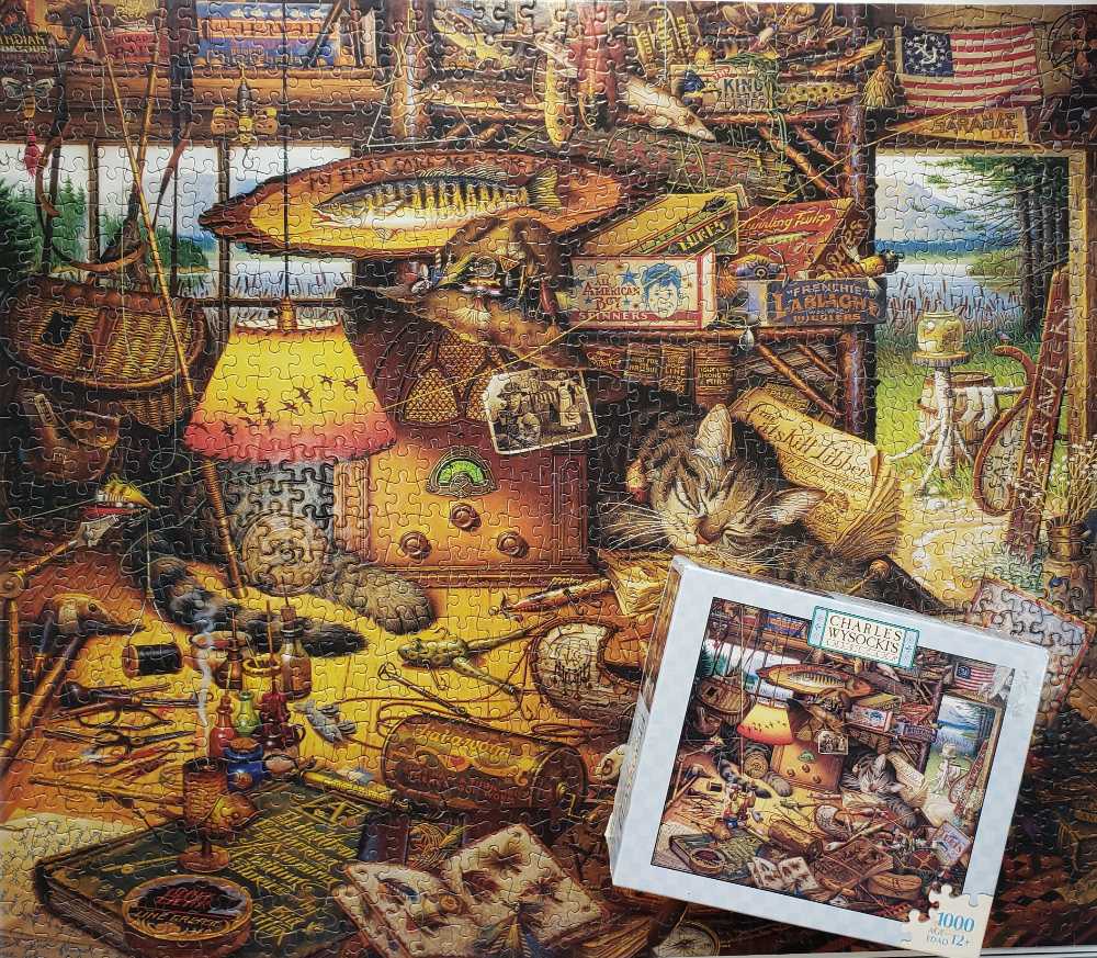 Max In The Adirondacks - Hasbro MB Puzzles puzzle collectible [Barcode 032244046797] - Main Image 3