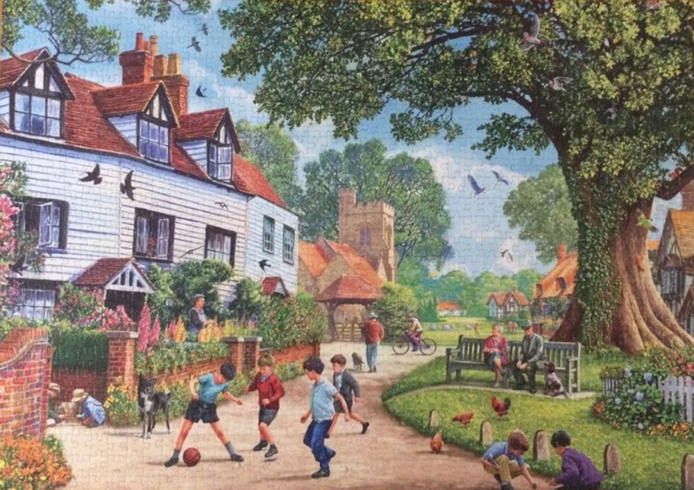 Brenchley Village Around Britain (APM) - Falcon de luxe puzzle collectible [Barcode 8710126111444] - Main Image 3
