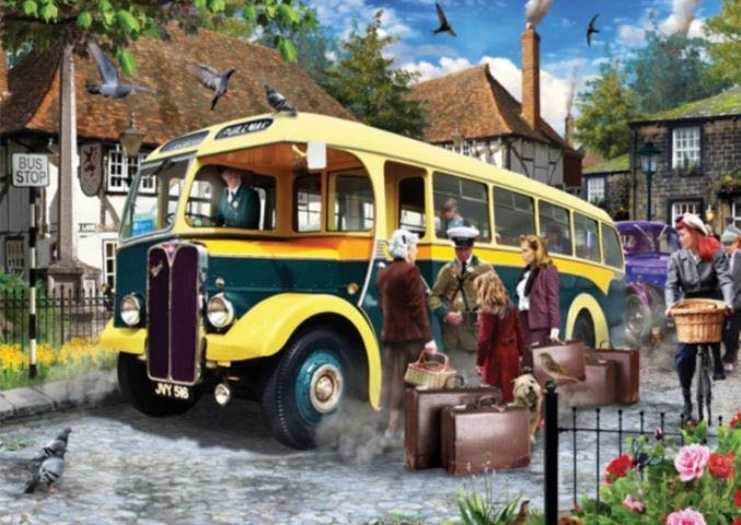 Catching The Bus - Falcon de luxe puzzle collectible [Barcode 8710126112601] - Main Image 2