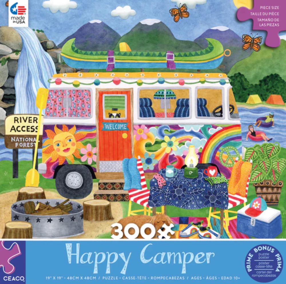 Happy Camper - Waterfall - Ceaco puzzle collectible - Main Image 1