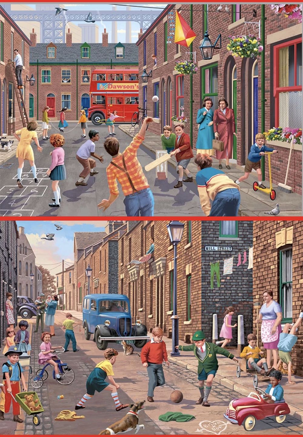 Playing In The Street - Falcon de luxe puzzle collectible [Barcode 8710126113769] - Main Image 2