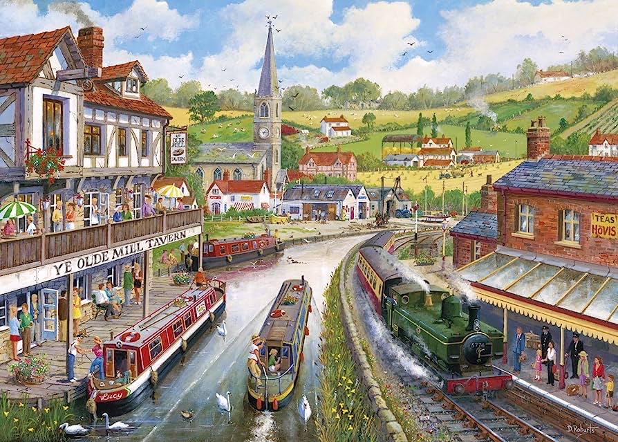 Ye Olde Mill Tavern - Gibsons puzzle collectible [Barcode 5012269035285] - Main Image 2