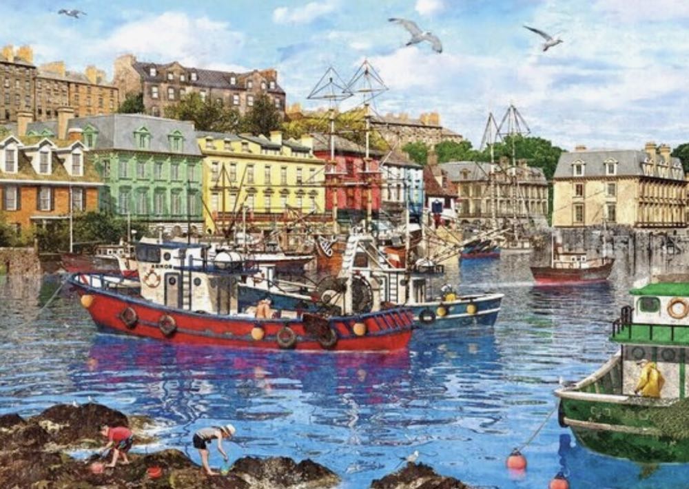 Cobh Harbour 🟦 - Gibsons puzzle collectible [Barcode 5012269035193] - Main Image 2