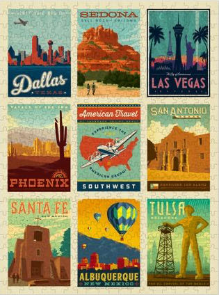 American Travel : Southwest - True South Puzzle Company puzzle collectible - Main Image 2