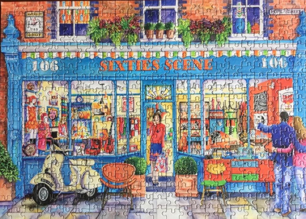 Sixties Scene (Maken) - Gibsons puzzle collectible [Barcode 5012269034233] - Main Image 3