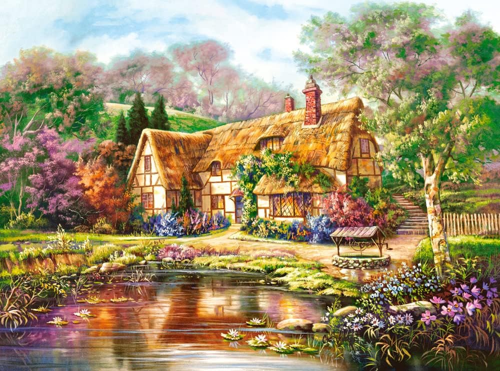 Twilight at Woodgreen Pond - Castorland 🇵🇱 puzzle collectible [Barcode 5904438300365] - Main Image 2