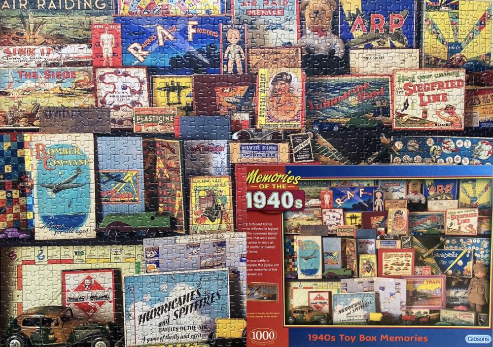 Toy Box Memories 1940 - Gibsons puzzle collectible [Barcode 5012269070088] - Main Image 4