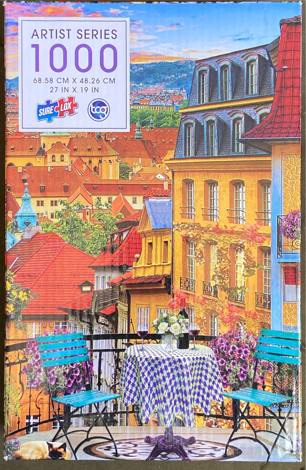 European Town Dinner - SureLox puzzle collectible [Barcode 686141030634] - Main Image 2