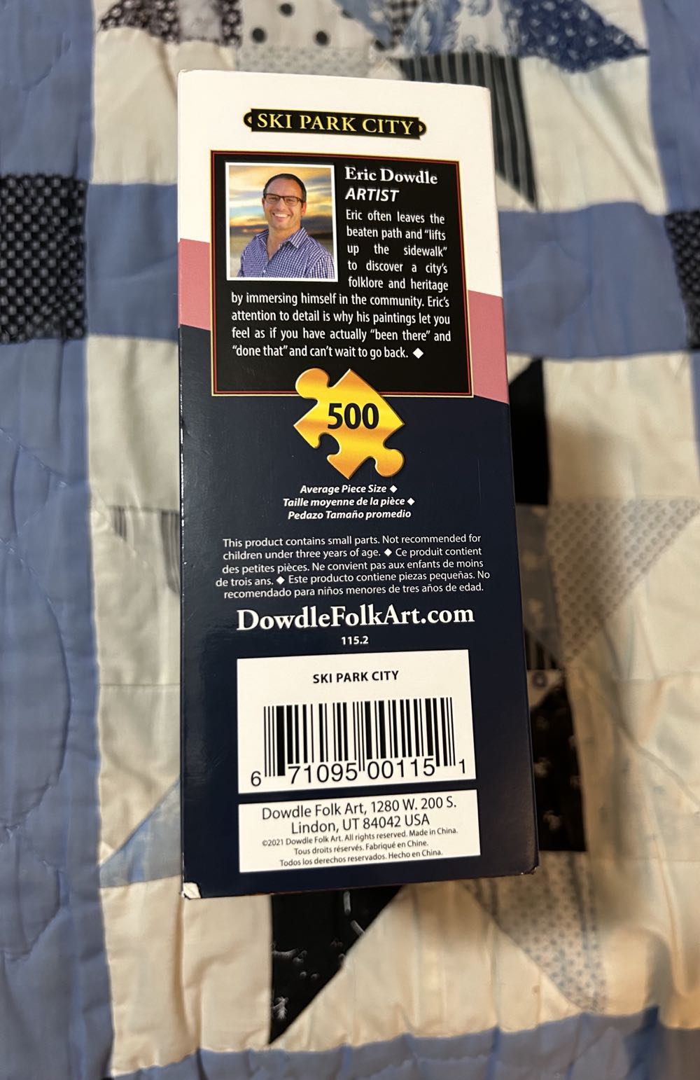 Ski Park City - Dowdle puzzle collectible [Barcode 671095001151] - Main Image 2