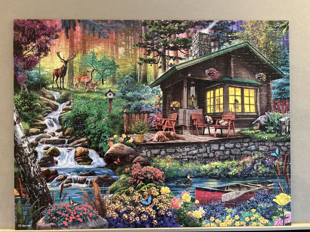 Cabin In The Woods  - White Mountain puzzle collectible [Barcode 724819266524] - Main Image 2