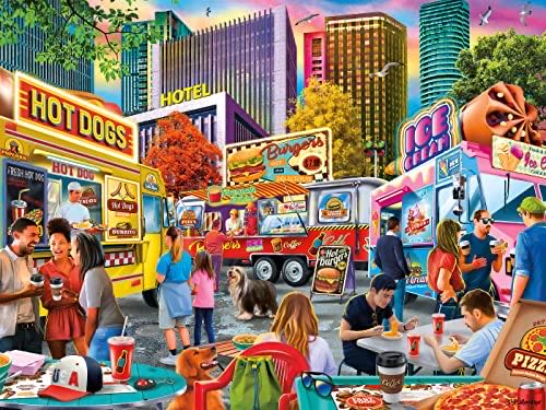 Food Truck Festival - Ceaco puzzle collectible [Barcode 021081241854] - Main Image 1