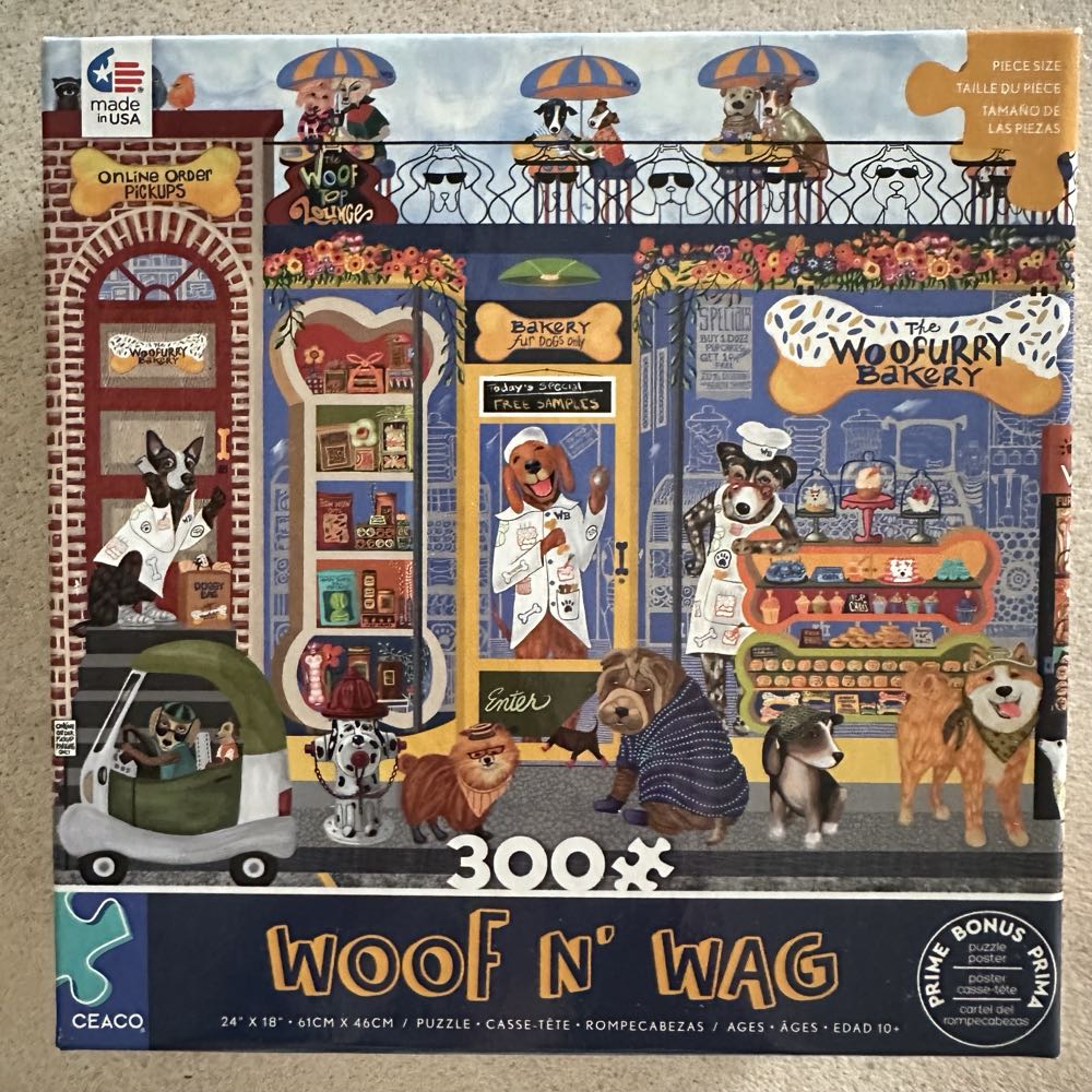 Woof N’ Wag: The Woofurry Bakery  - Ceaco puzzle collectible [Barcode 021081223454] - Main Image 3