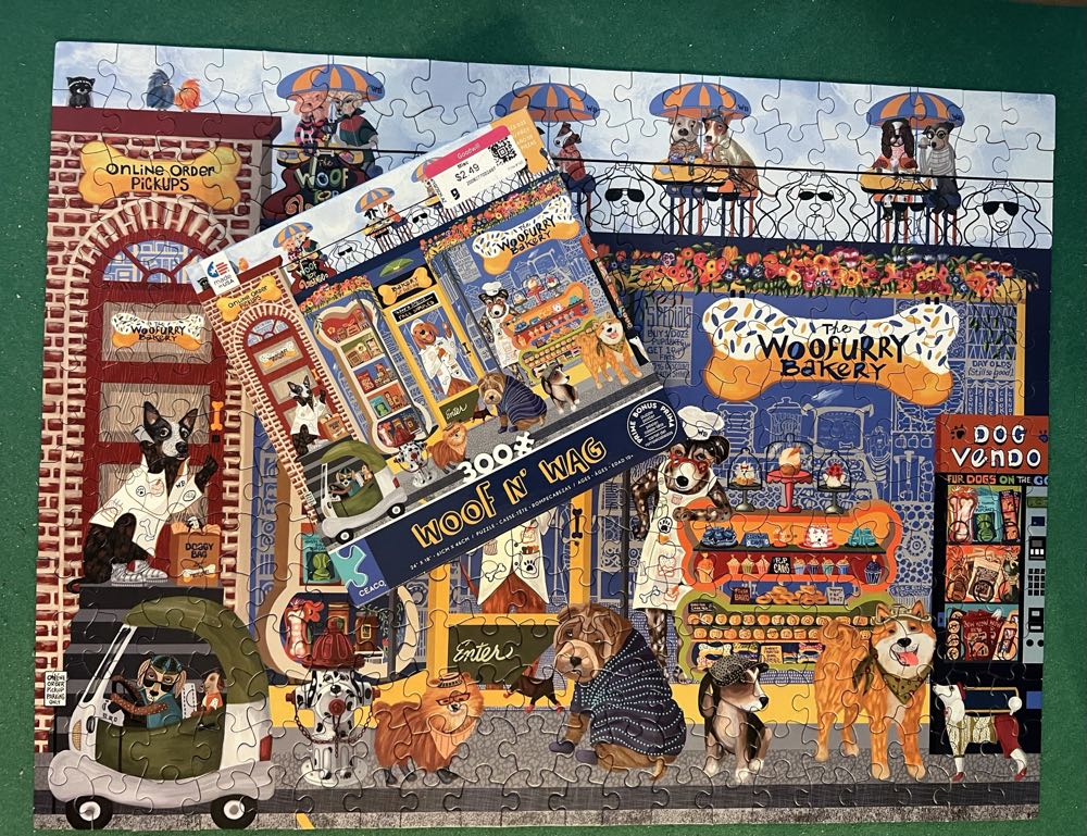 Woof N’ Wag: The Woofurry Bakery  - Ceaco puzzle collectible [Barcode 021081223454] - Main Image 4