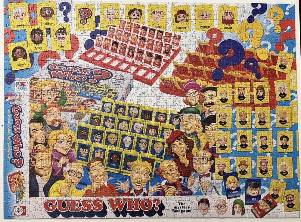 Guess Who - Spin Master Puzzles puzzle collectible [Barcode 778988449059] - Main Image 3