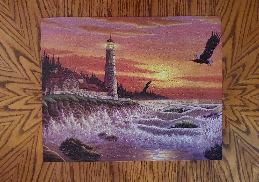 ZZ - The Guiding Light (SOLD) - White Mountain Puzzles puzzle collectible [Barcode 724819249114] - Main Image 2