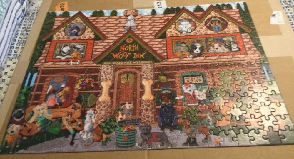Woof N Wag - North Woof Inn ❤️ - Ceaco puzzle collectible [Barcode 021081223461] - Main Image 2